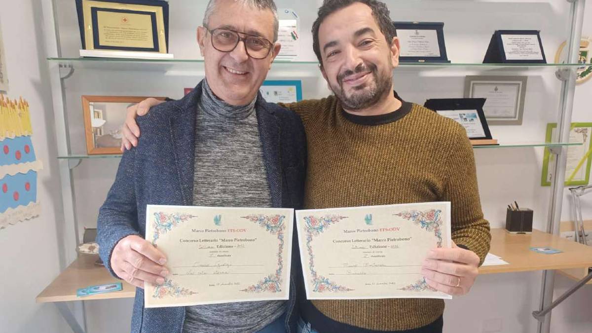 Premio letterario, suocero e genero da podio