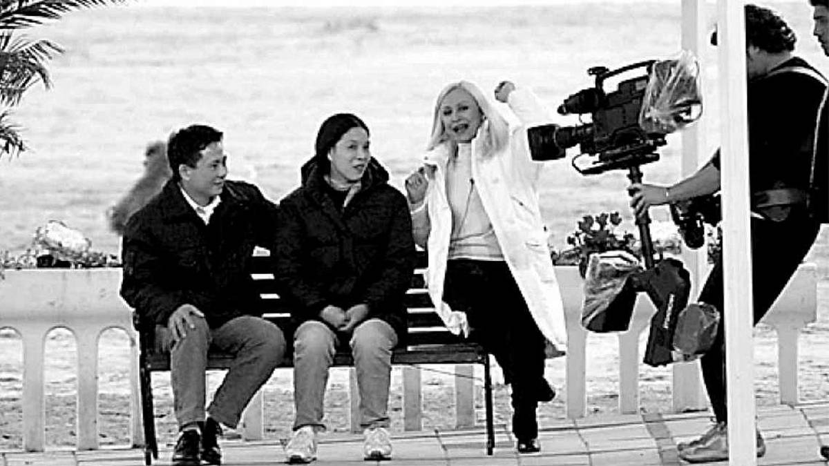 Raffaella Carrà e la Carrambata a Rimini nel 2001...