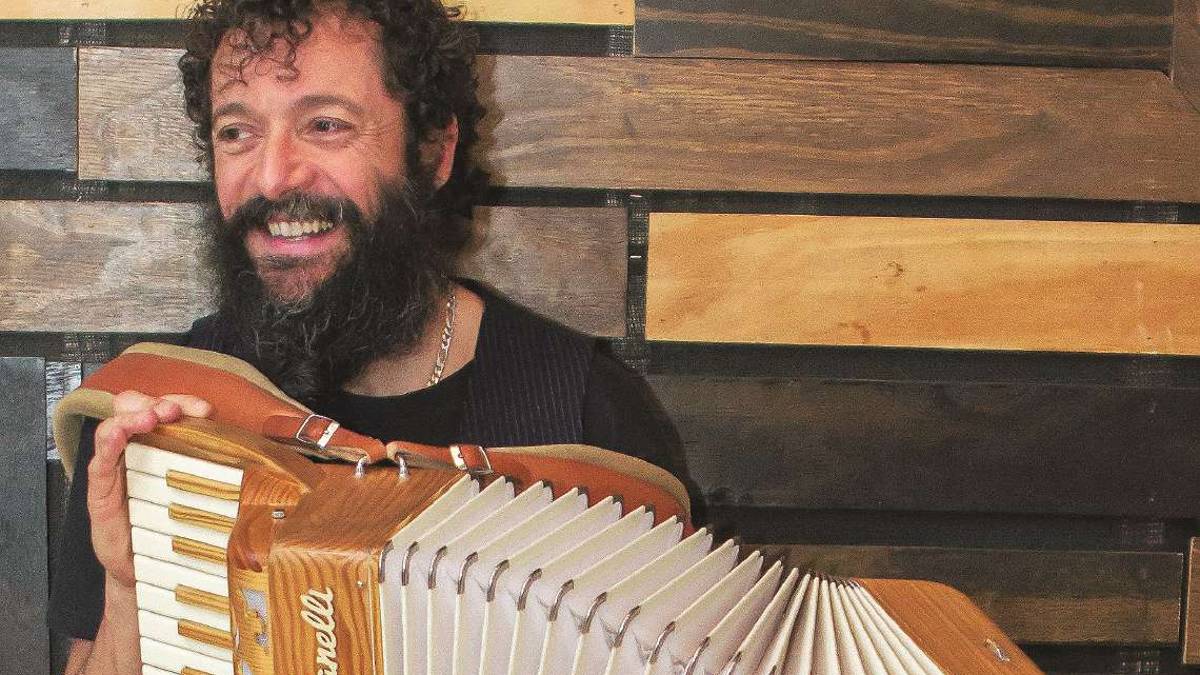 Simone Zanchini sul Sasso Simone