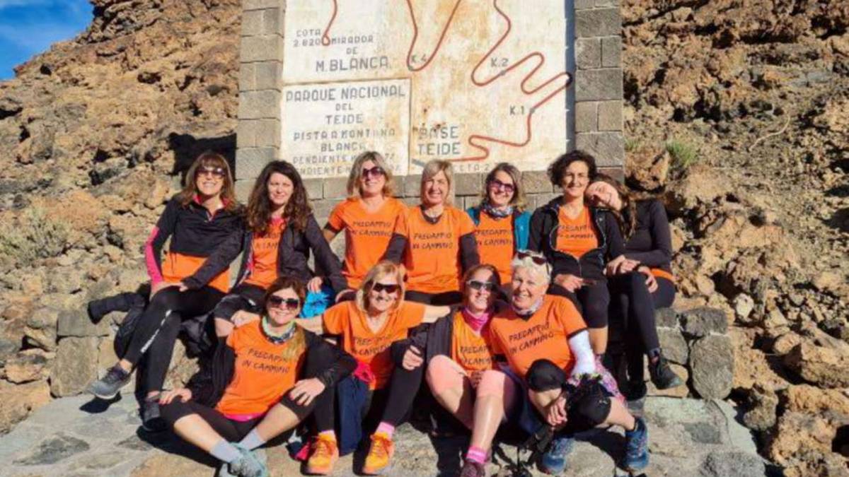 Predappio, undici amiche in cima al vulcano: Condividiamo fatica, sfida e divertimento