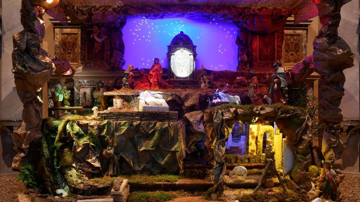 Forlì, presepe antoniano alla chiesa del Suffragio