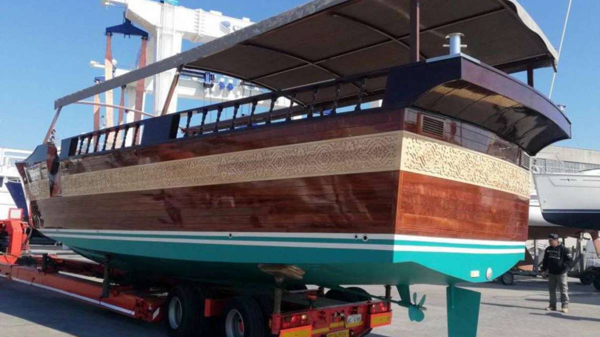 Da Cesenatico due barche di lusso inviate in Uzbekistan