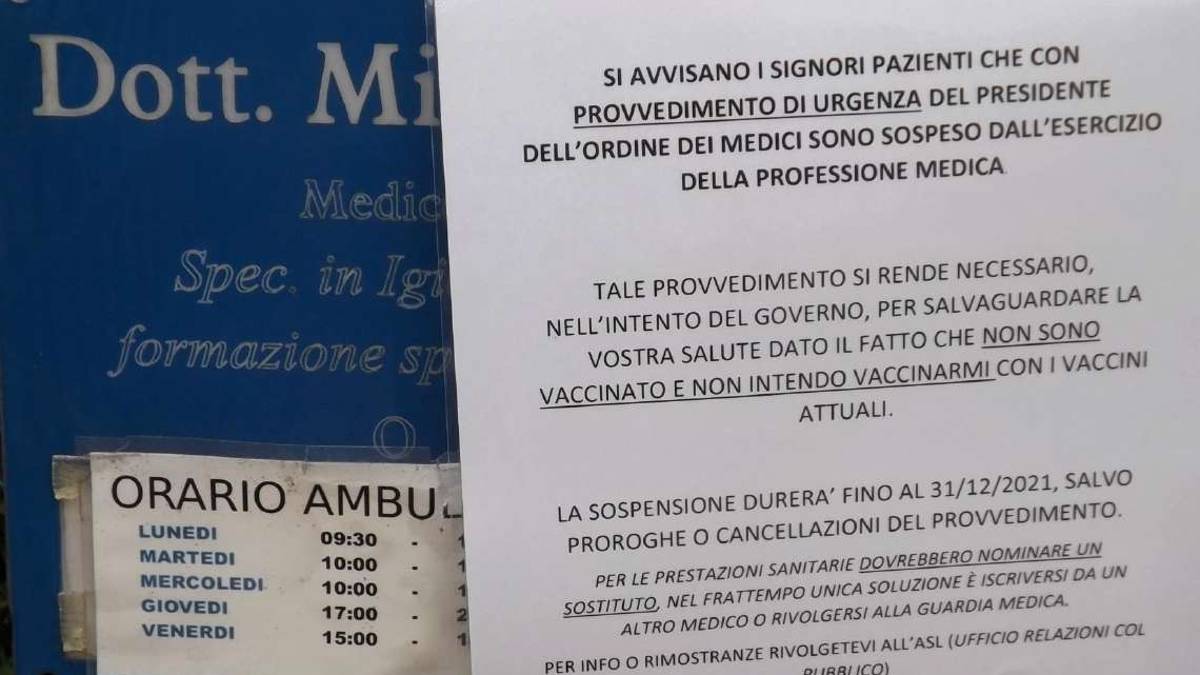 Sant'Agata sul Santerno, il medico sospeso: Non sono un no vax, ho delle patologie