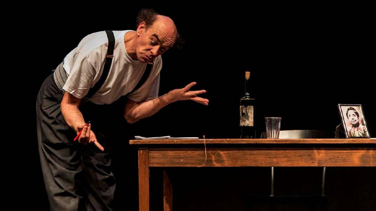 Paolo Nani al petrella di Longiano con La lettera