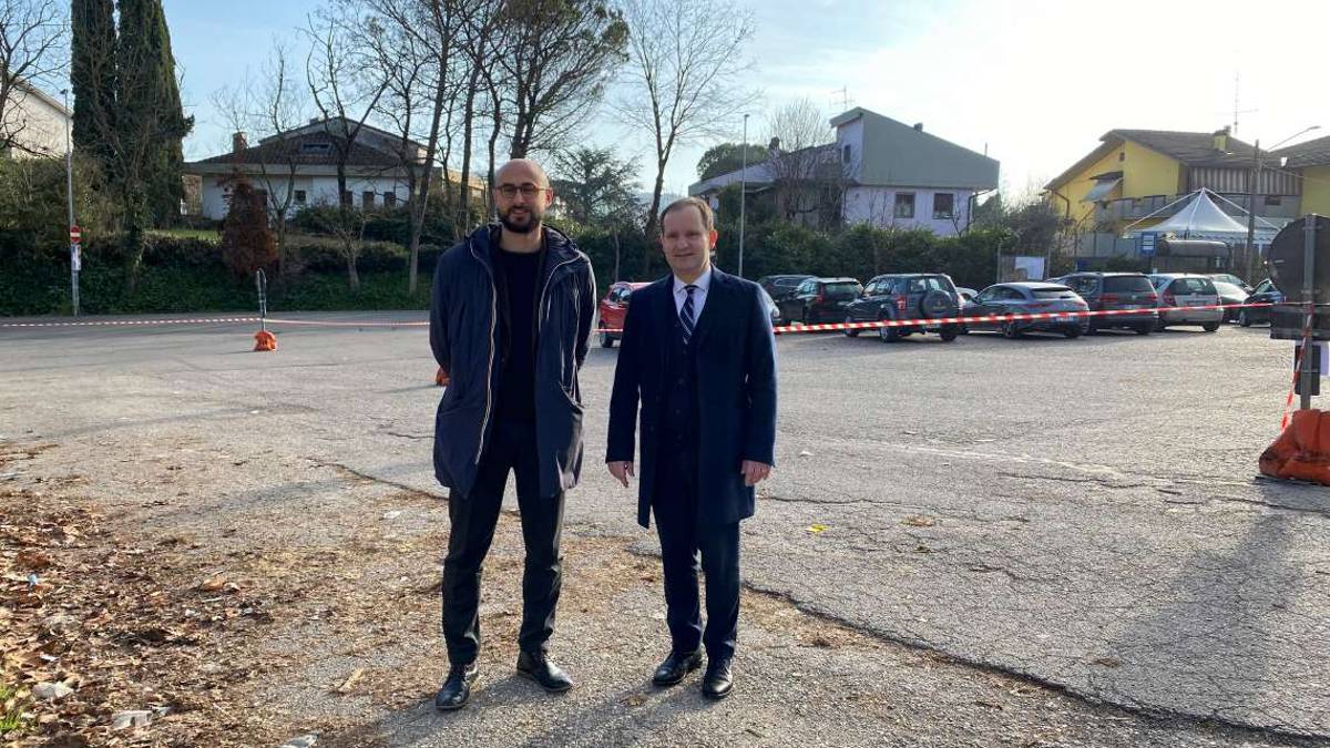 Meldola, lavori al quartiere Dozza
