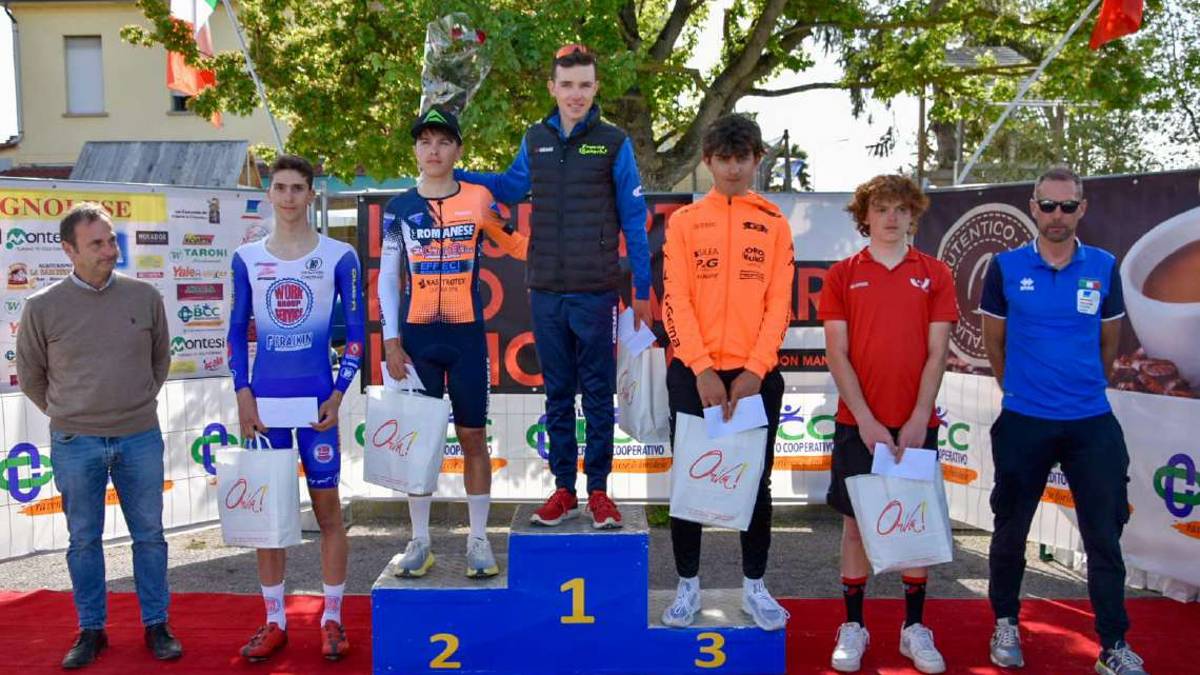 Ciclismo Juniores, Leonard e Toniolli fanno festa a Boncellino