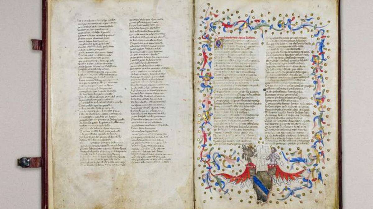 Alla Gambalunga Sberlati e le opere di Dante