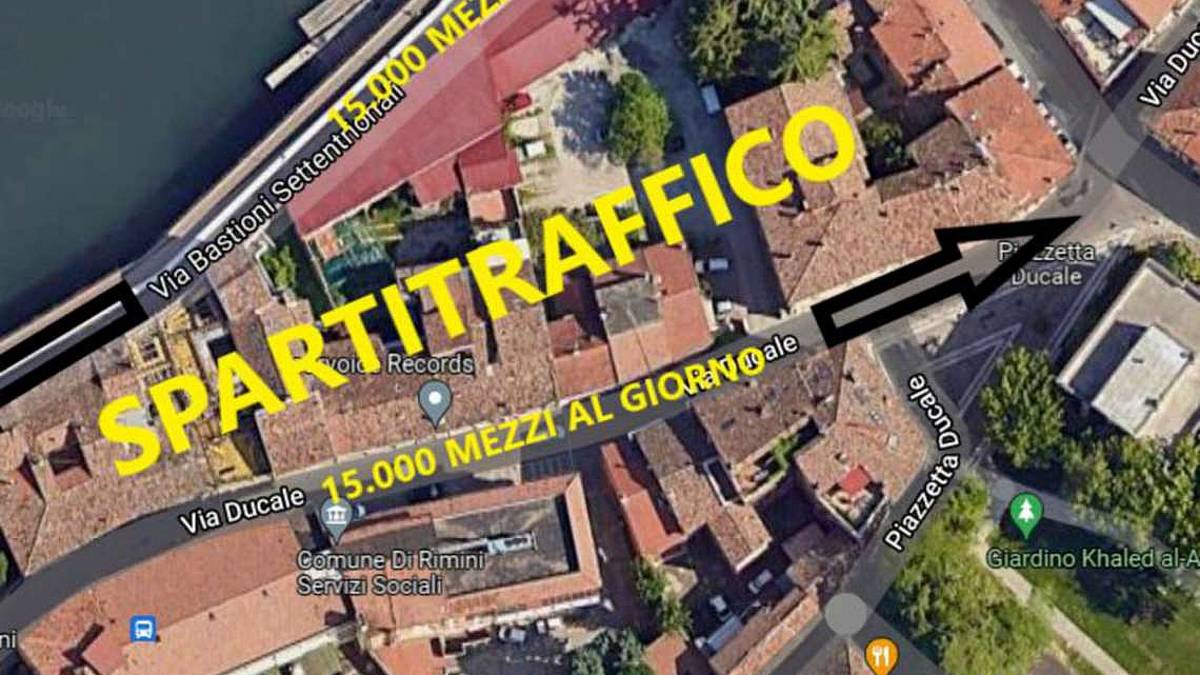 Rimini. Via Ducale, appello al futuro sindaco: Via le auto