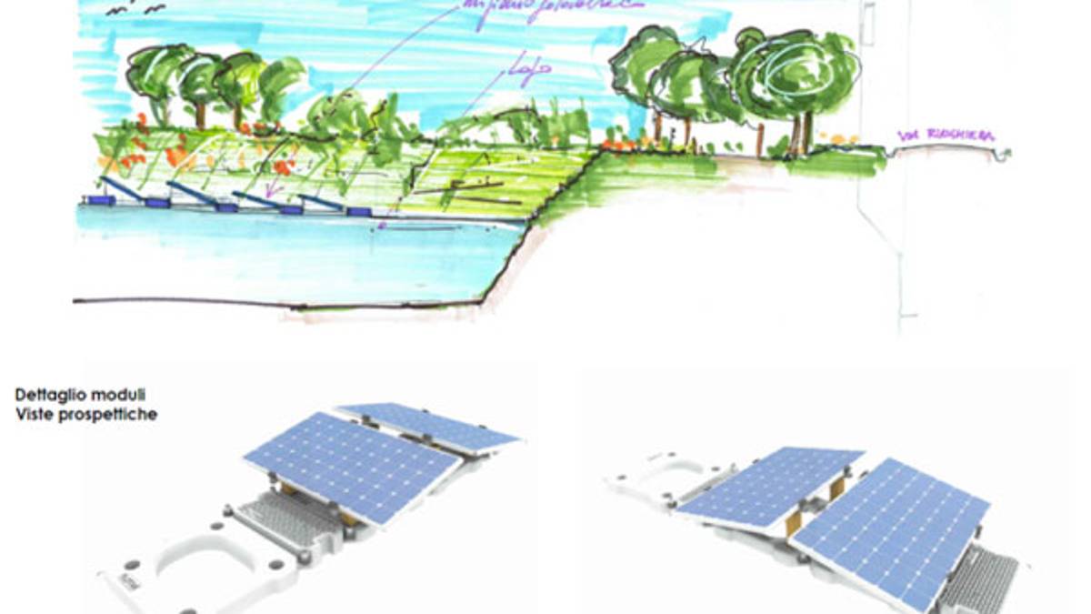 Imola, a Bubano l'impianto fotovoltaico galleggiante più grande d'Europa