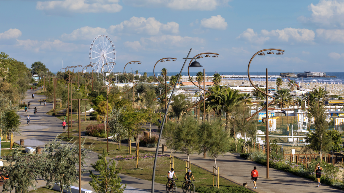 Lungomare di Rimini: nuove aree fitness, aree gioco e fontane