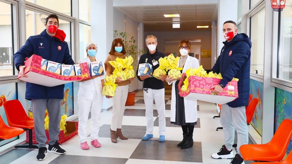 Basket A2, Unieuro: nuova visita benefica in Pediatria