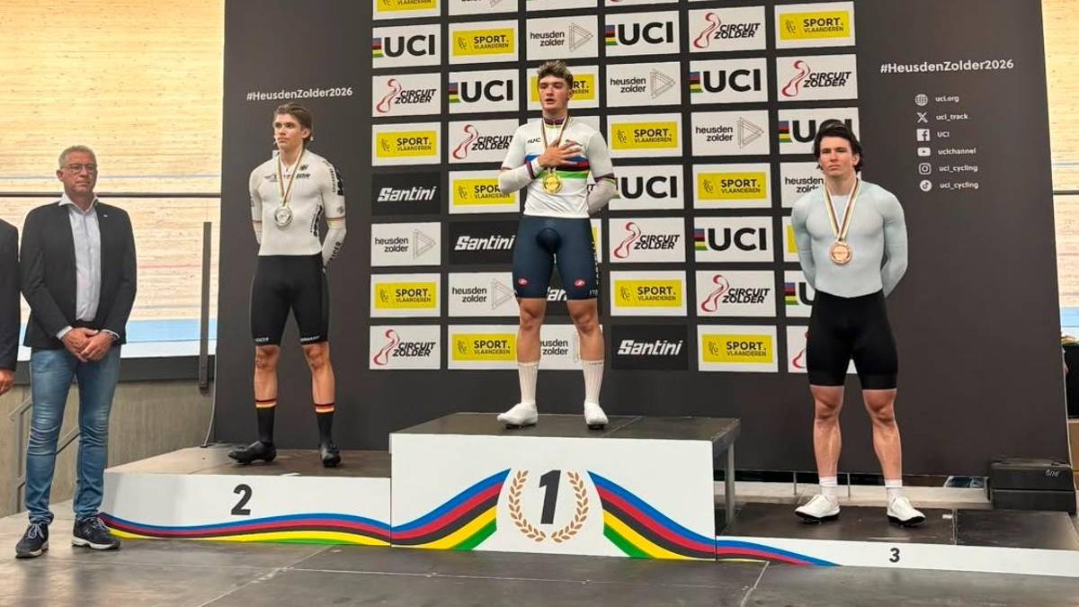 Ciclismo su pista, la Romagna sale sul tetto del mondo con Matteo Ghirelli