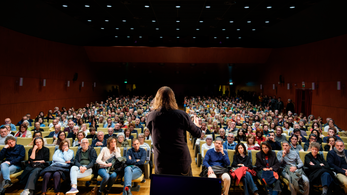 Cesena, oltre 400 persone per Mercadini all’Auditorium
