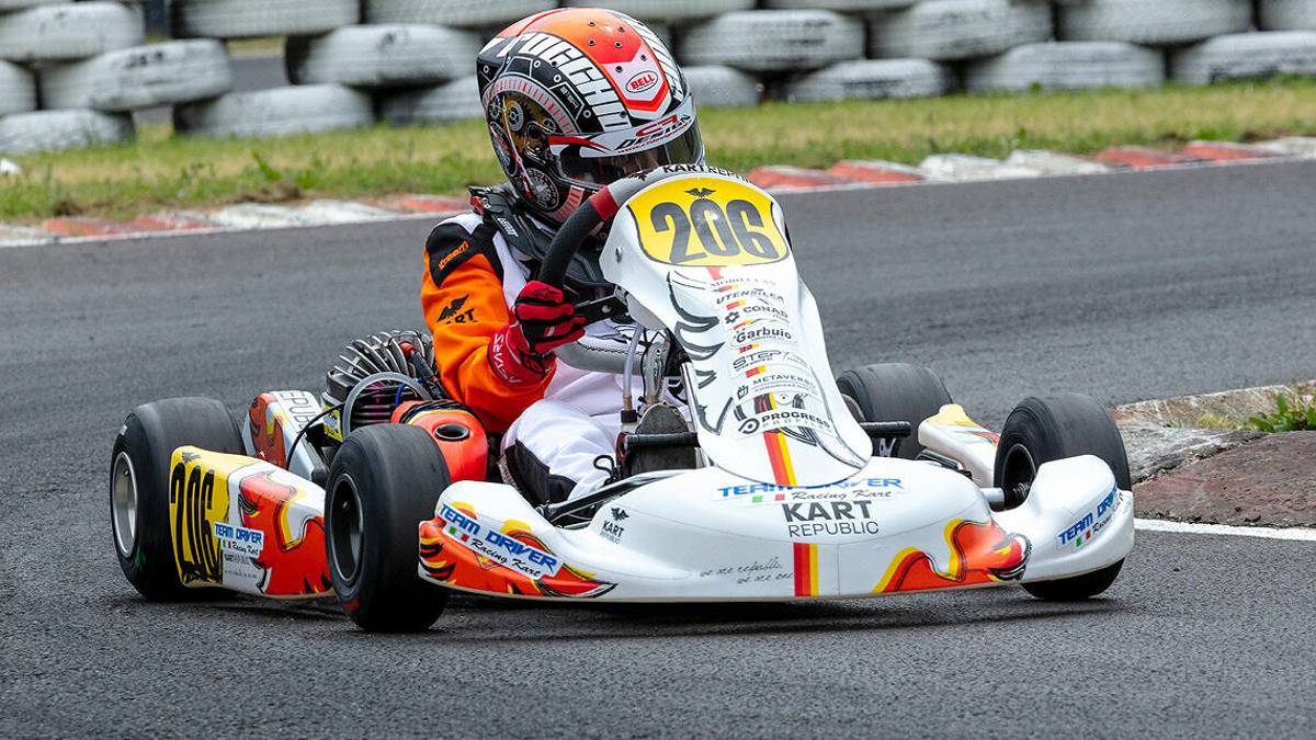 Kart, Gino Rocchio domina a Val Vibrata