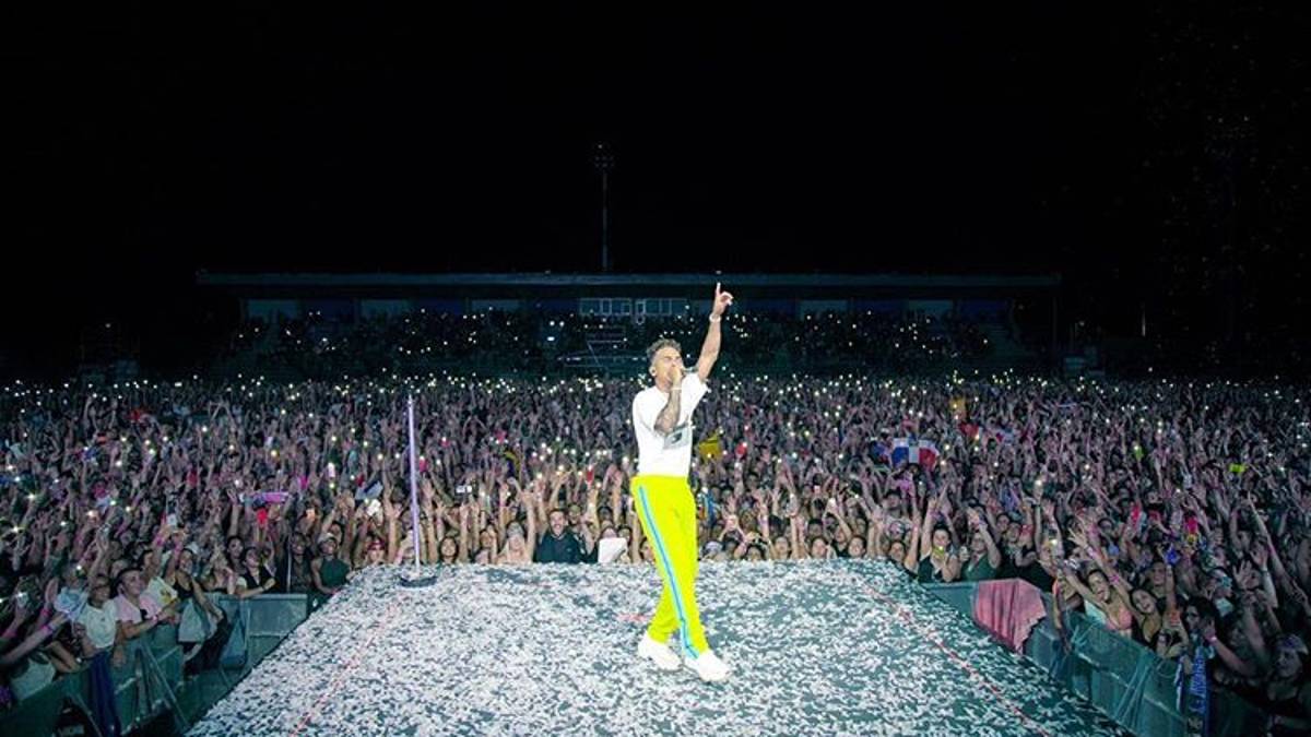 Il concerto di Ozuna una festa per Riccione