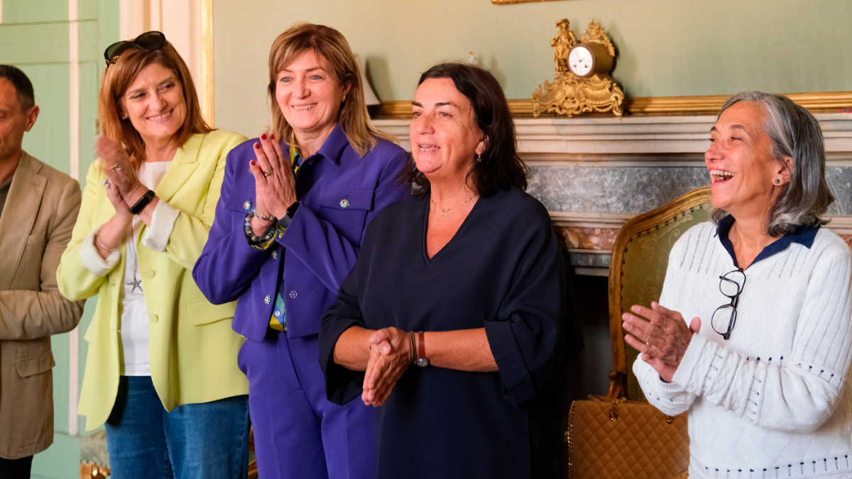 L’assessora Maria Elena Baredi (seconda da destra)