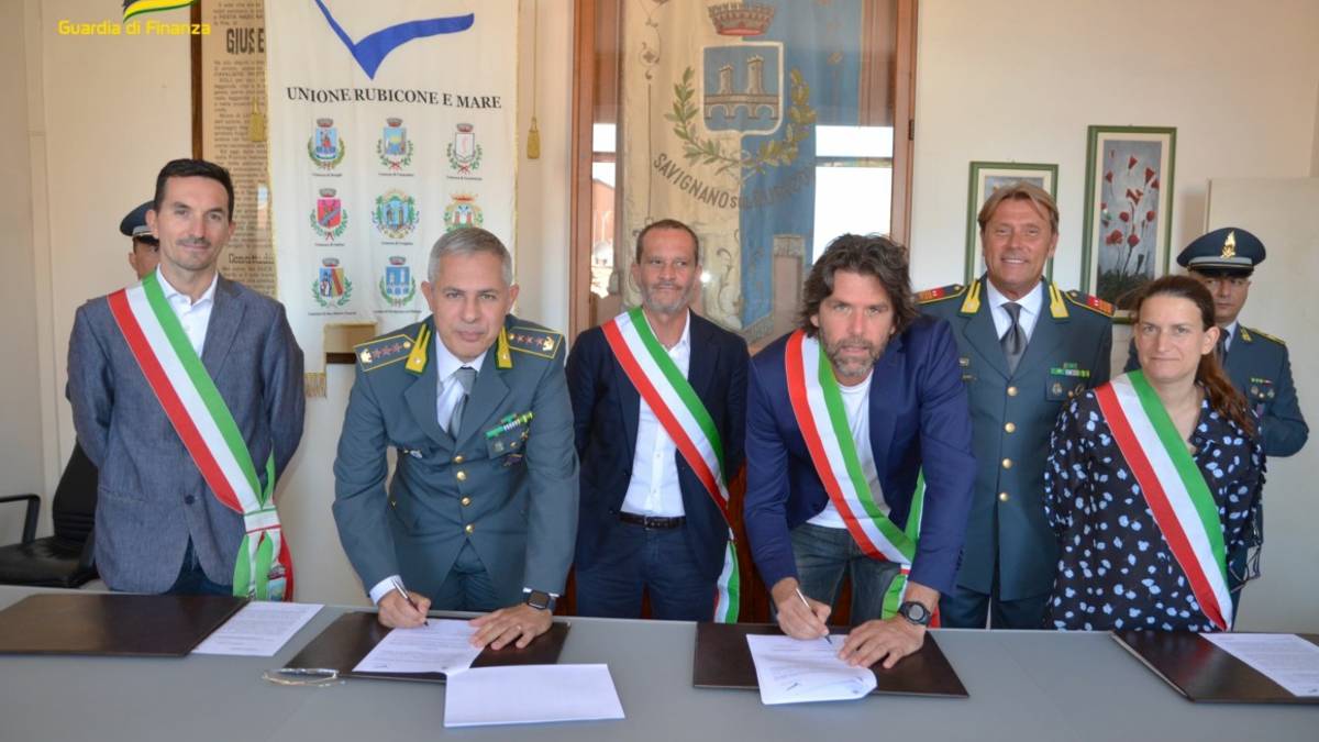 Fondi Pnrr, accordo tra la Guardia di Finanza e l'Unione Rubicone Mare