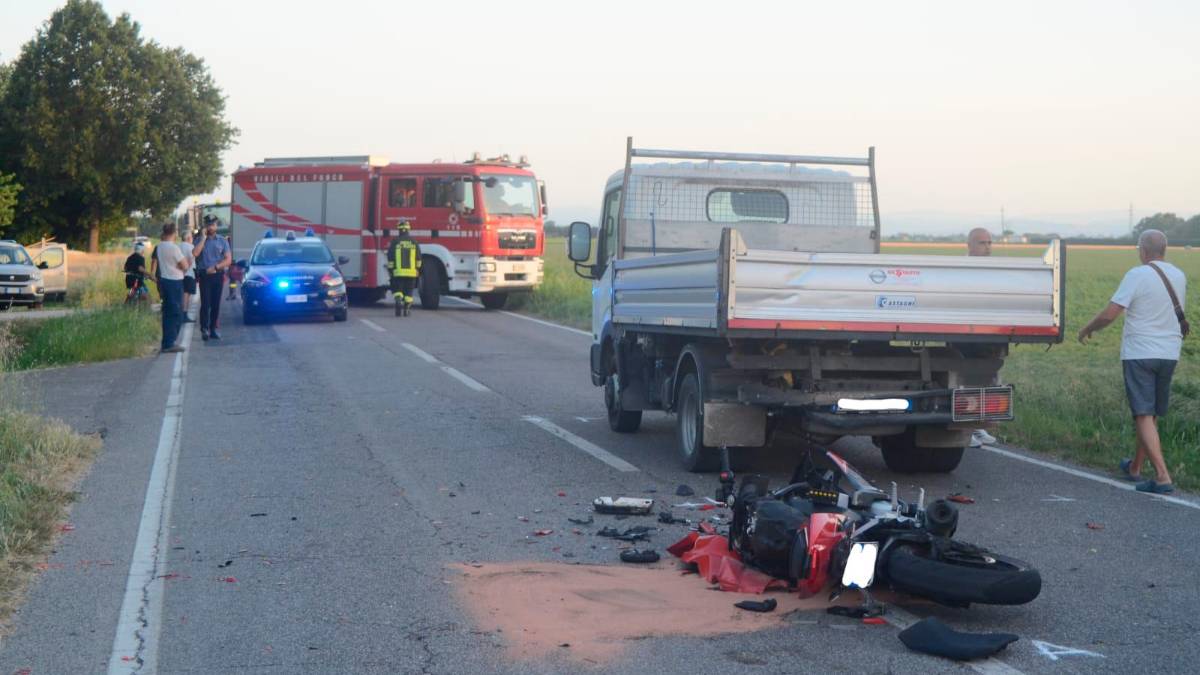 L’incidente di San Bartolo (Foto Fiorentini)