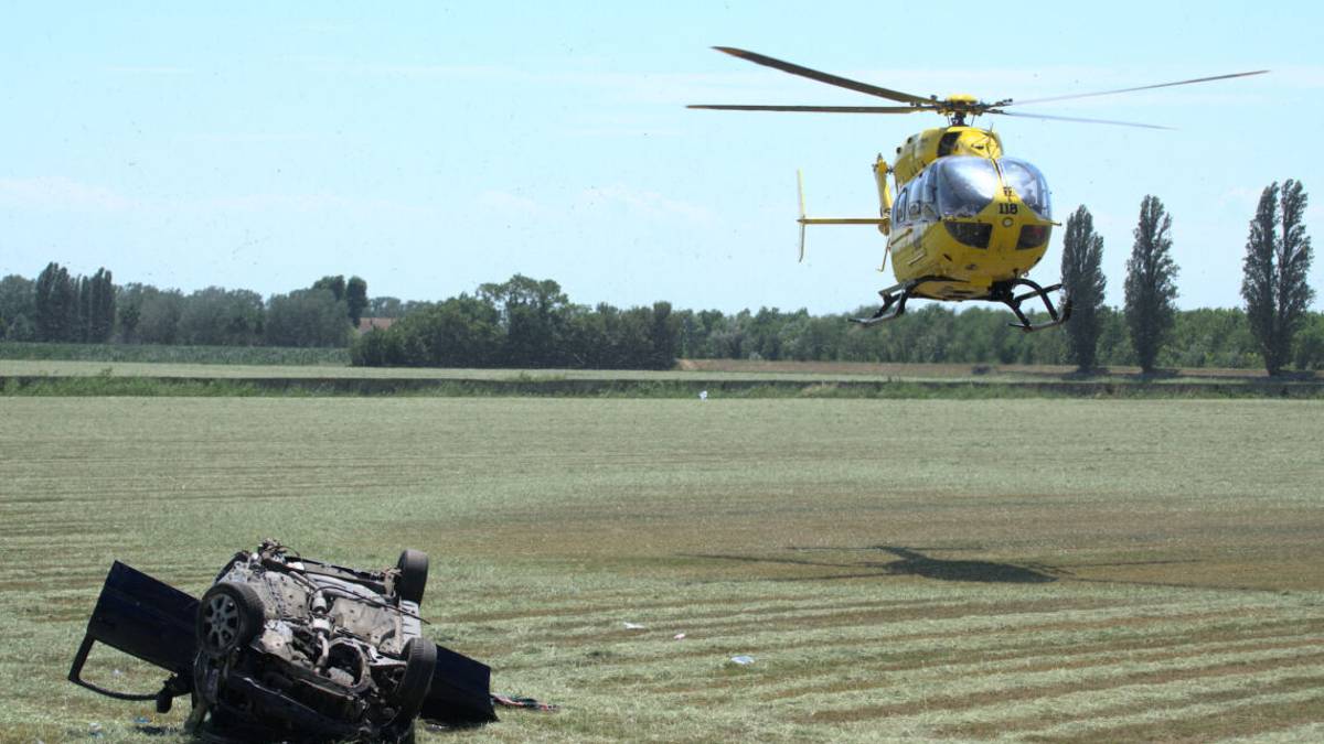 Ravenna, spaventoso incidente sulla Romea. Ferito 43enne