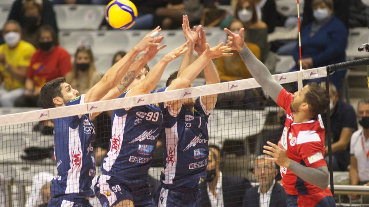 Volley Superlega, la Consar Rcm al cospetto della regina Perugia