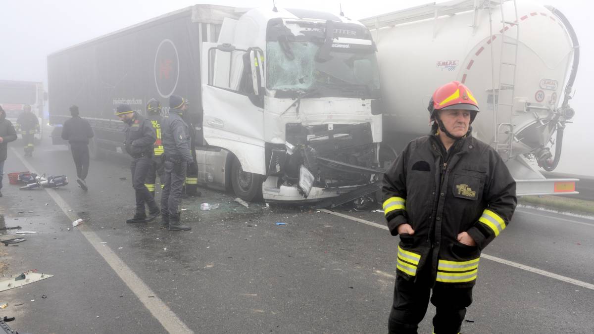 Ravenna, incidente tra tir sulla Romea dir. Pesanti disagi