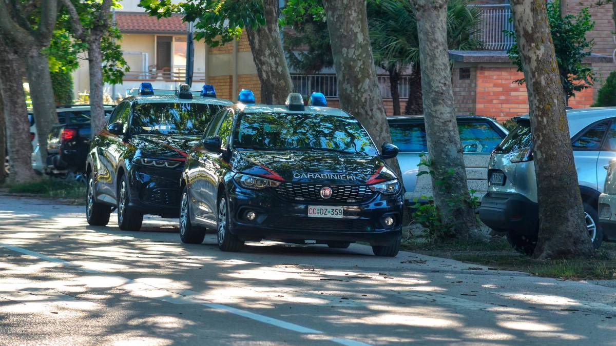 I carabinieri arrivati sul posto dopo l’aggressione (Fiorentini)
