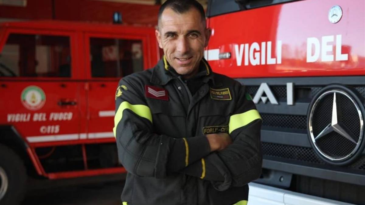 La persona più buona dell'anno? È un vigile del fuoco di Cesena