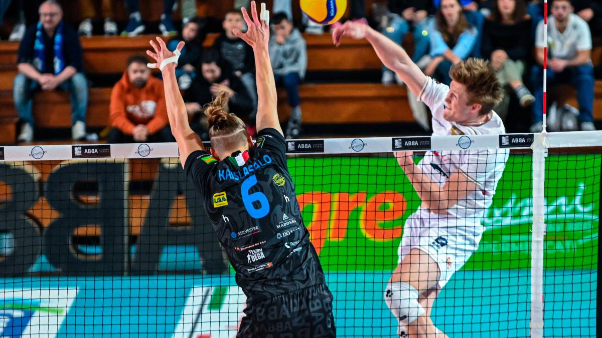 Un attacco di  Hampus Ekstrand contro il muro di Kaislasalo