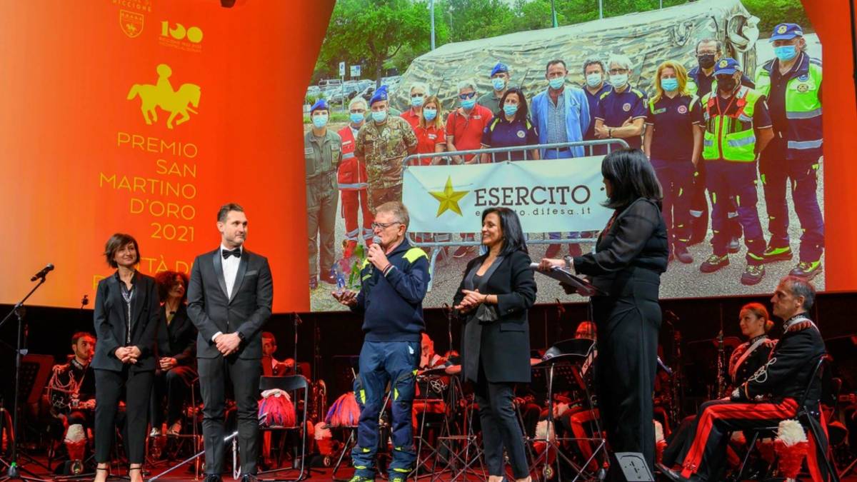 Riccione, la festa del premio San Martino d'oro