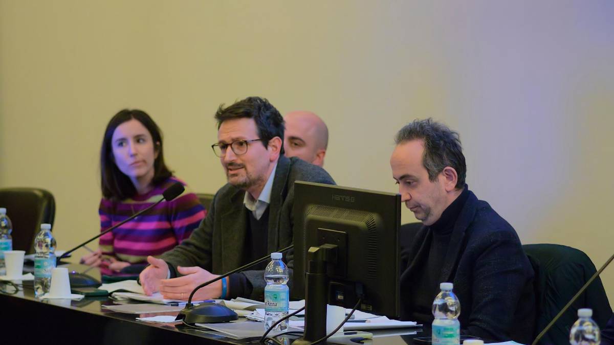 Il sindaco Barattoni e l’assessore ai Lavori Pubblici Cameliani