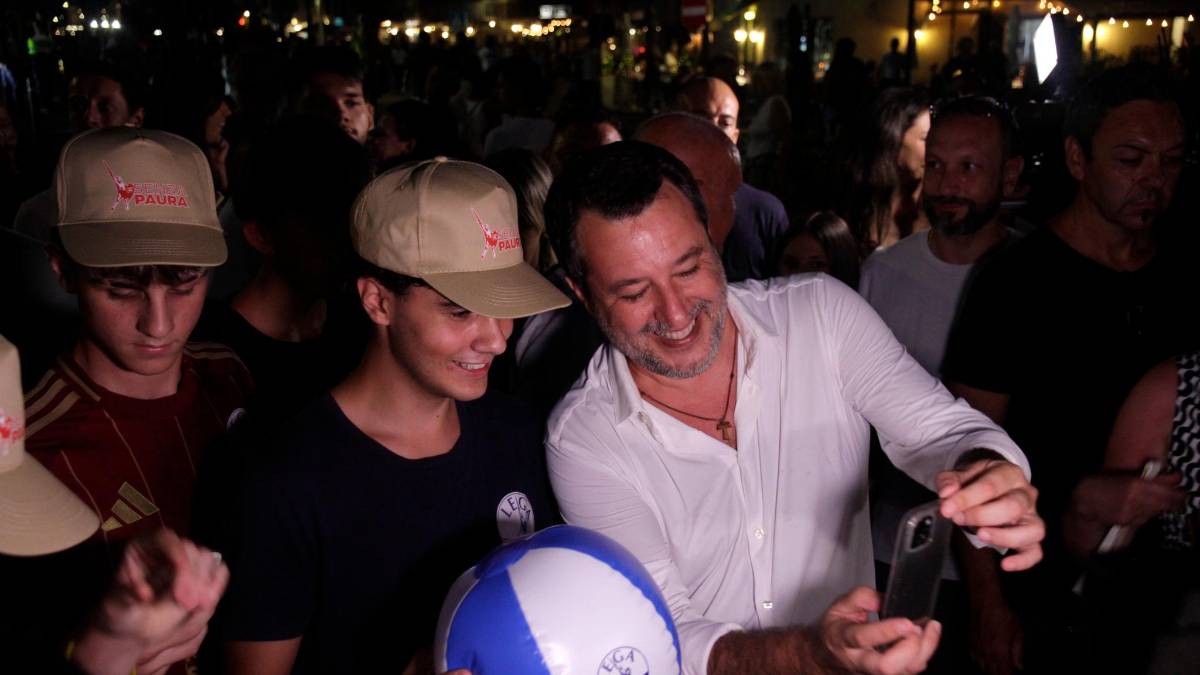 Cervia, Salvini alla festa della Lega Romagna GALLERY