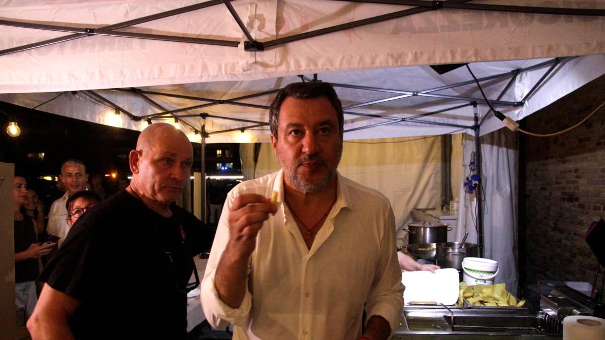 Cervia, Salvini alla festa della Lega Romagna GALLERY