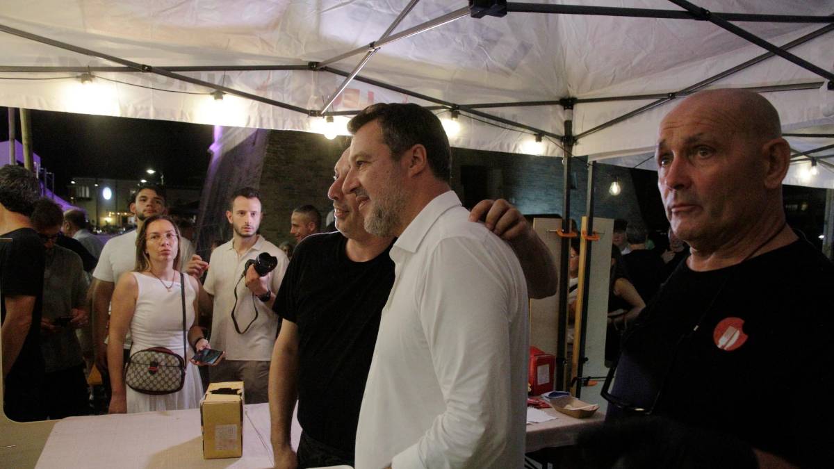Cervia, Salvini alla festa della Lega Romagna GALLERY