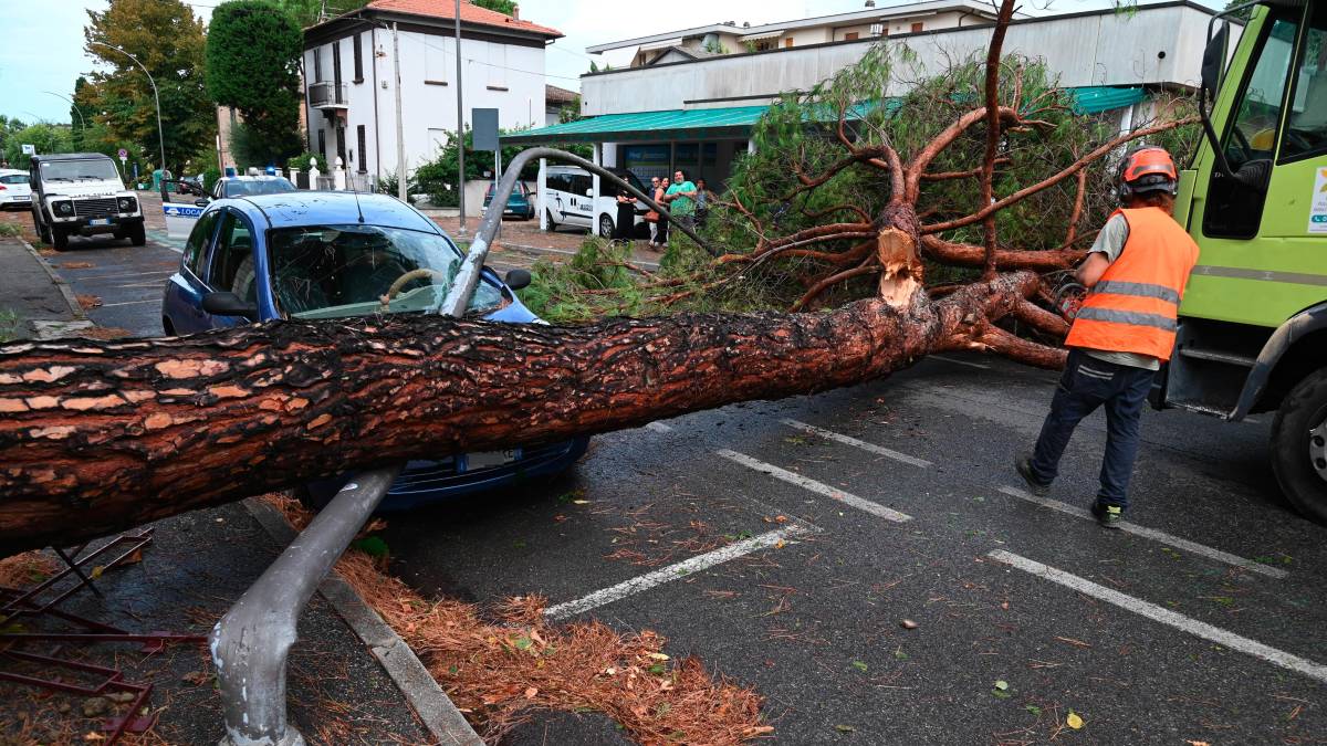 Le conseguenze del maltempo di venerdì a Forlì