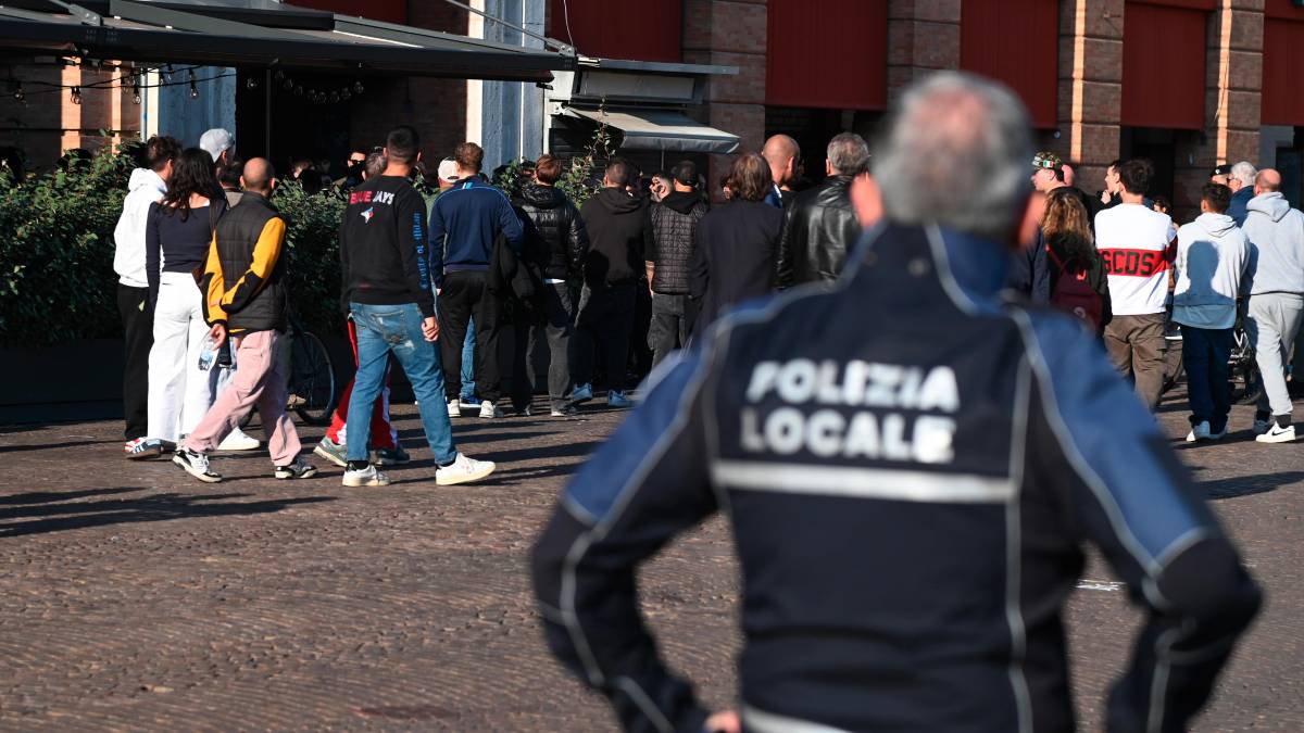 Piazza Saffi sabato pomeriggio