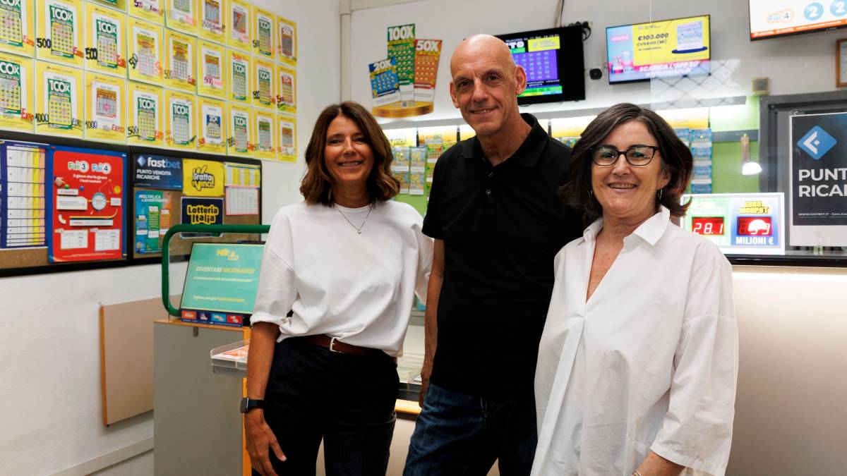 Da sinistra: Marina Gaspari, Riccardo Saglietti e Manuela Gaspari