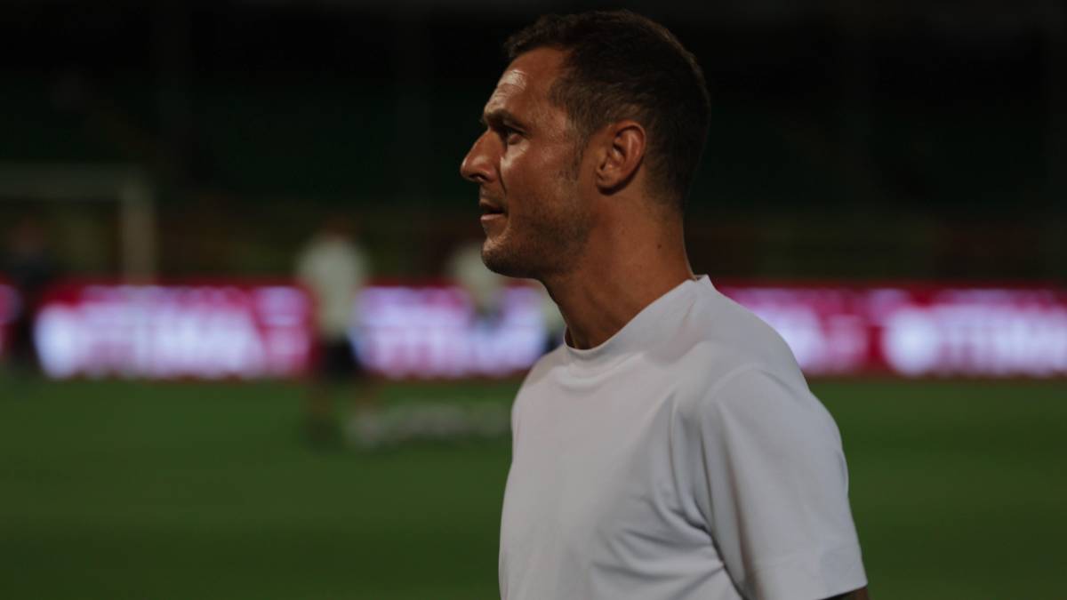 Il tecnico bianconero Alino Diamanti (foto Gianmaria Zanotti)