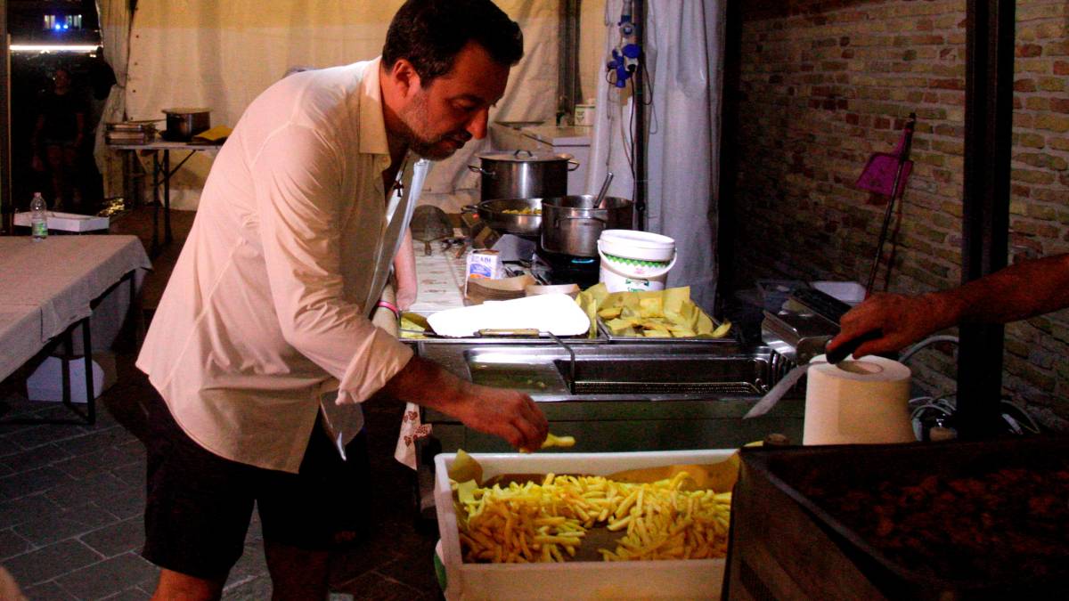 Cervia, Salvini alla festa della Lega Romagna GALLERY