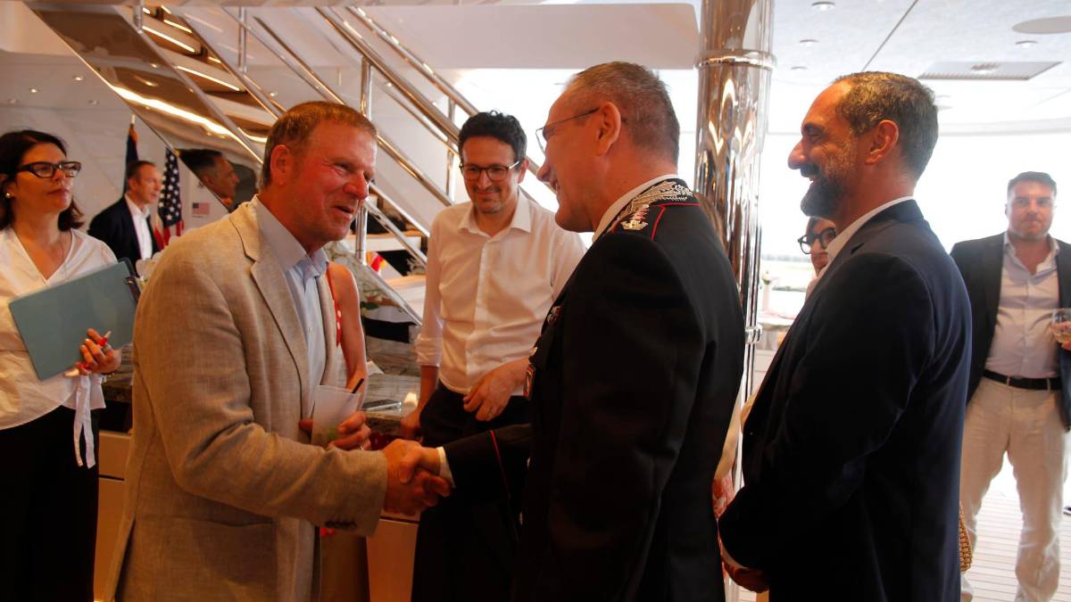 Ravenna, arriva lo yacht da quasi mezzo miliardo di dollari dell’ambasciatore degli Usa GALLERY