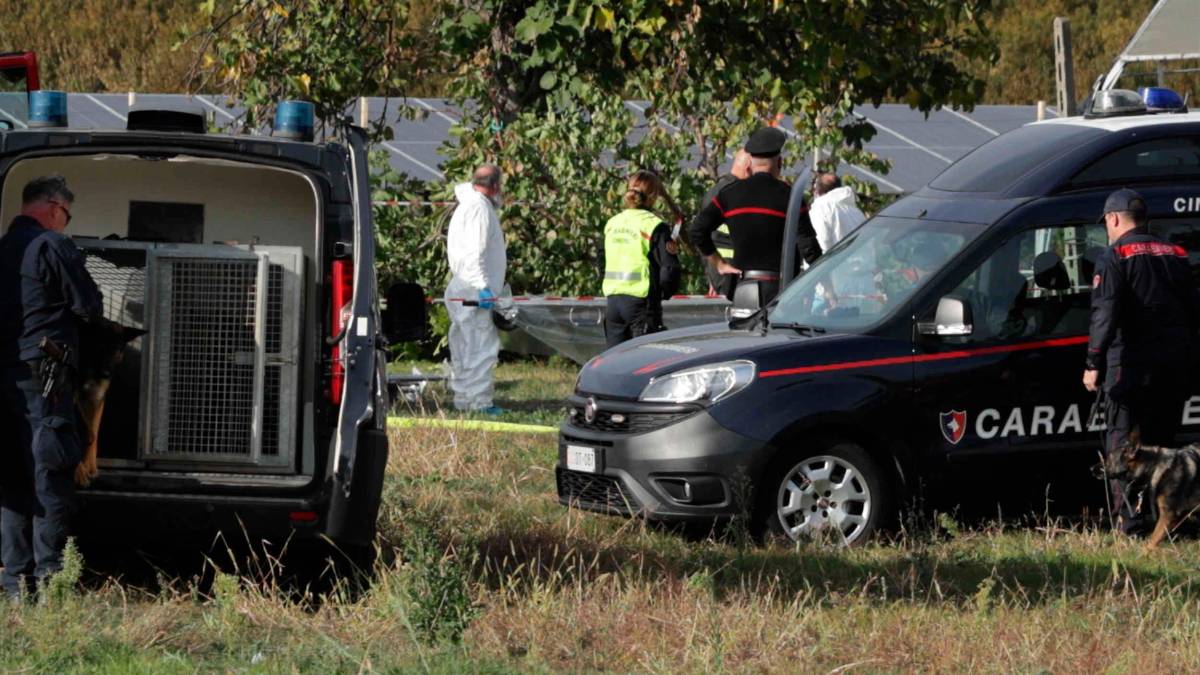 Il rinvenimento del cadavere è avvenuto ieri in località Felloniche (foto Zanotti)