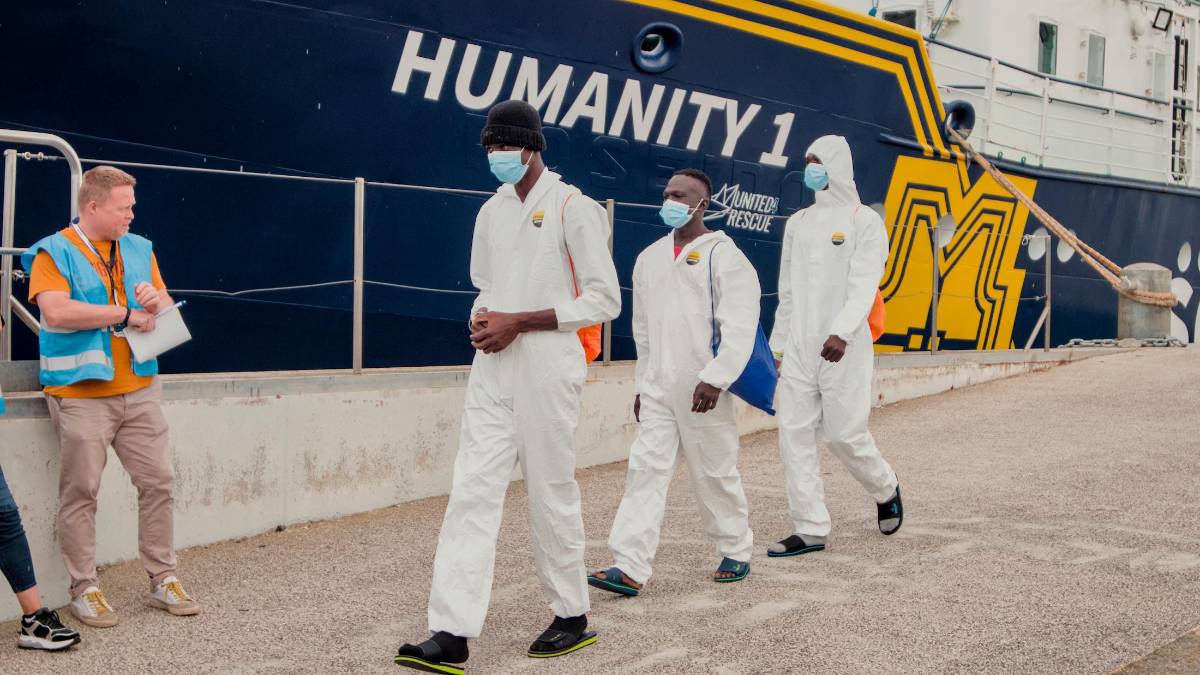 Un precedente sbarco a Ravenna della Humanity 1 (Fiorentini)