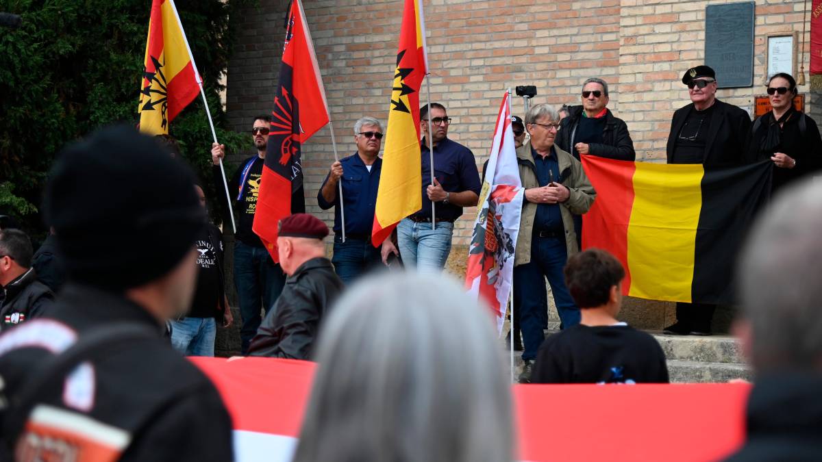 Predappio, circa 800 persone all’anniversario della Marcia su Roma FOTOGALLERY