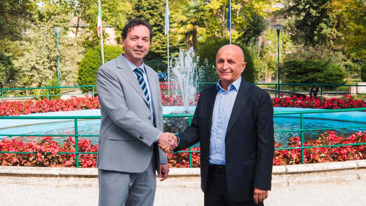 Marco Pisa (a destra) con l’amministratore delegato Andrea Spalla