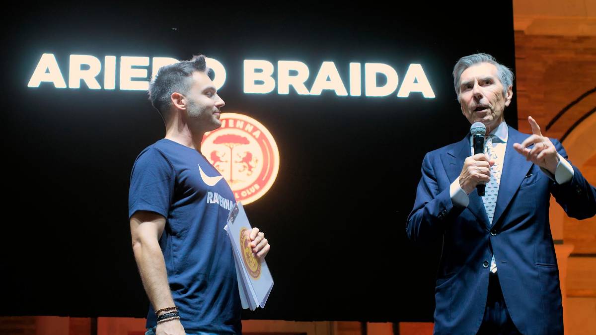 Il vice presidente del Ravenna, Ariedo Braida (Fiorentini)