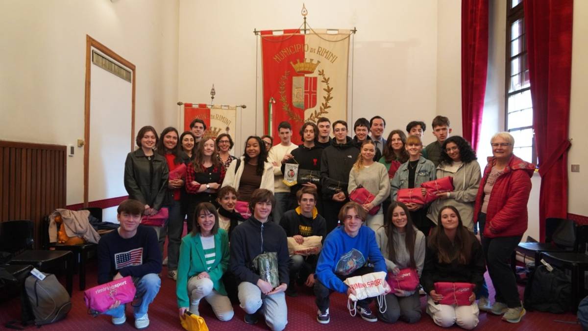 Rimini, gli studenti di Saint-Maur des Fossés accolti in Comune
