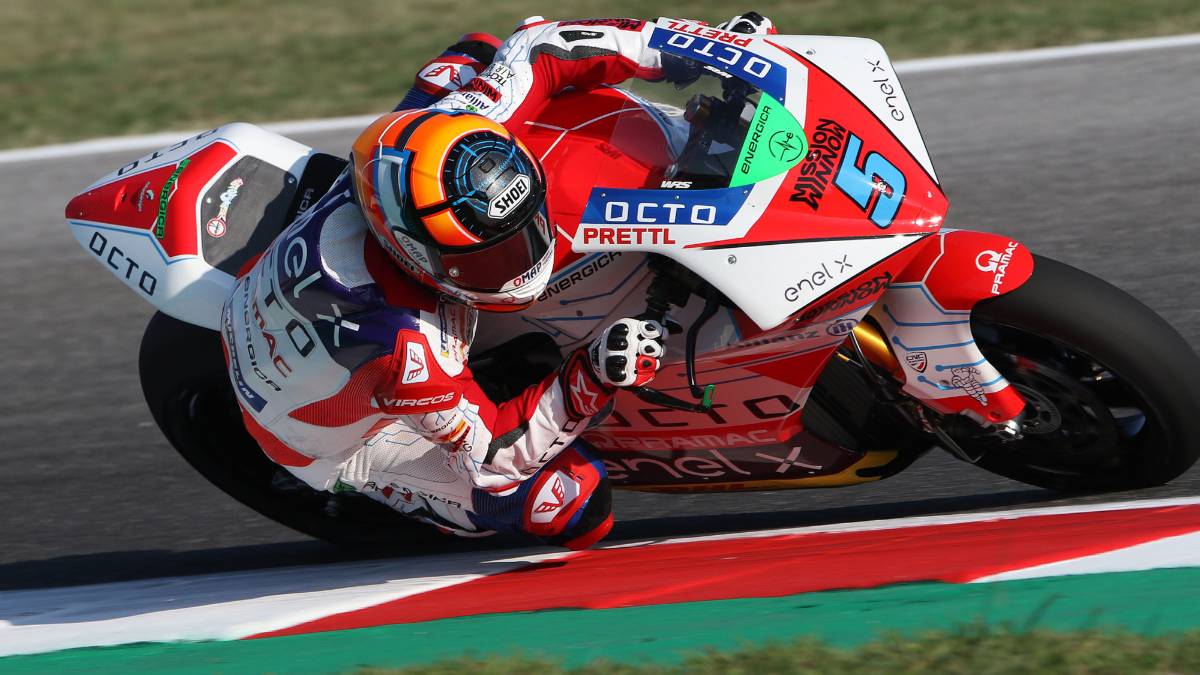 MotoGp, pole di De Angelis in MotoE a Misano