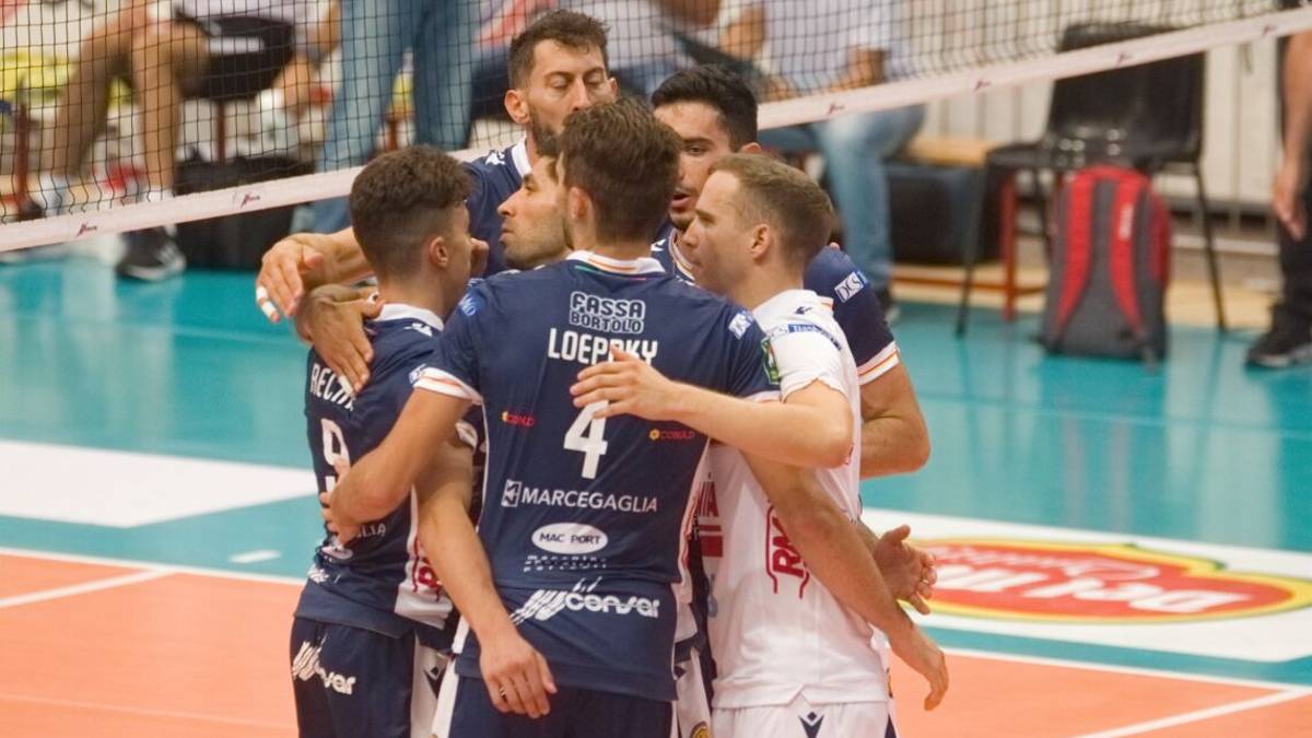 Volley Superlega, la Consar brinda in coppa Italia