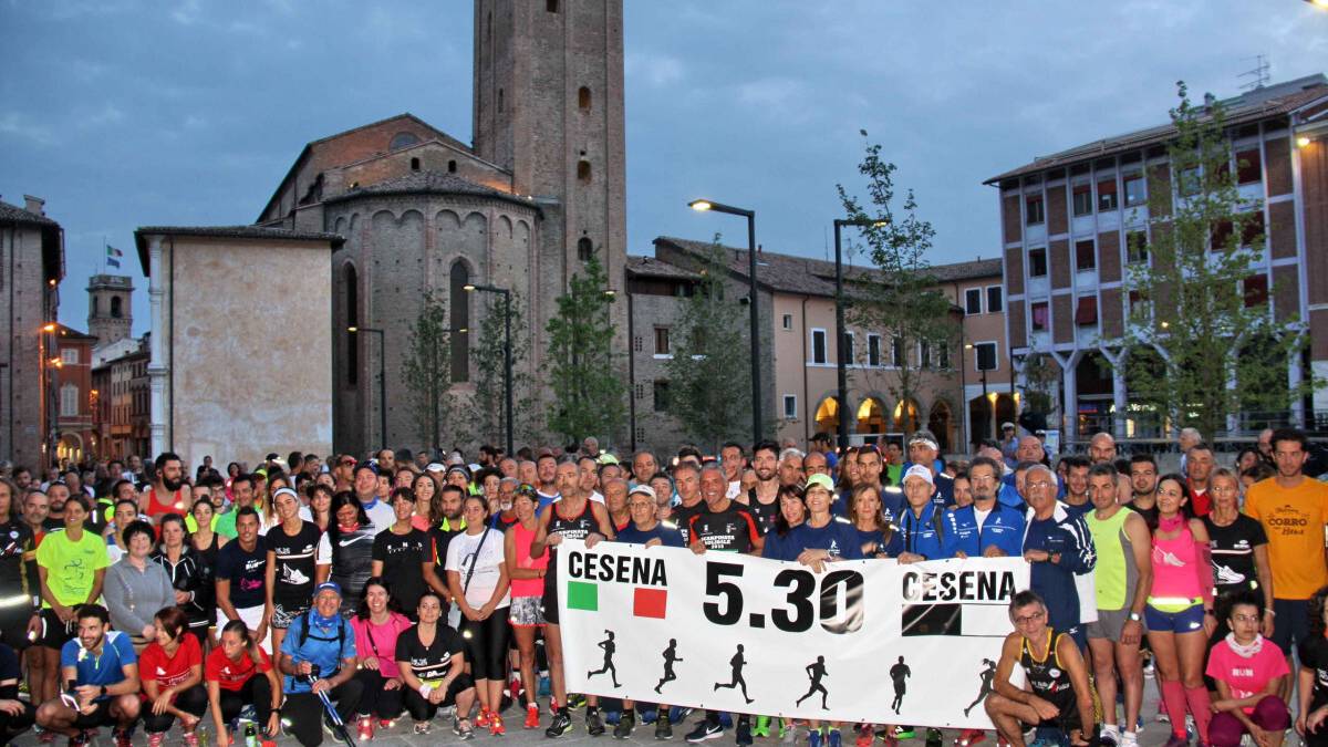 Correre all'alba, per la 5.30 Run Cesena di sabato già 300 runner iscritti
