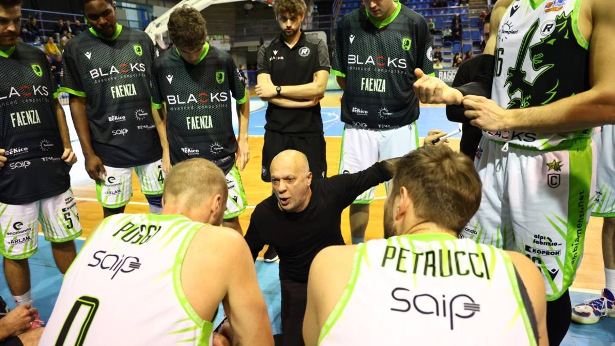 Basket B, Blacks Faenza: sarà Rieti l'avversario in Coppa