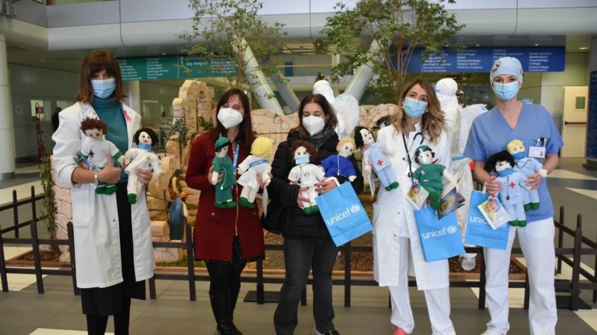Forlì, Pigotte dell'Unicef donate all'ospedale